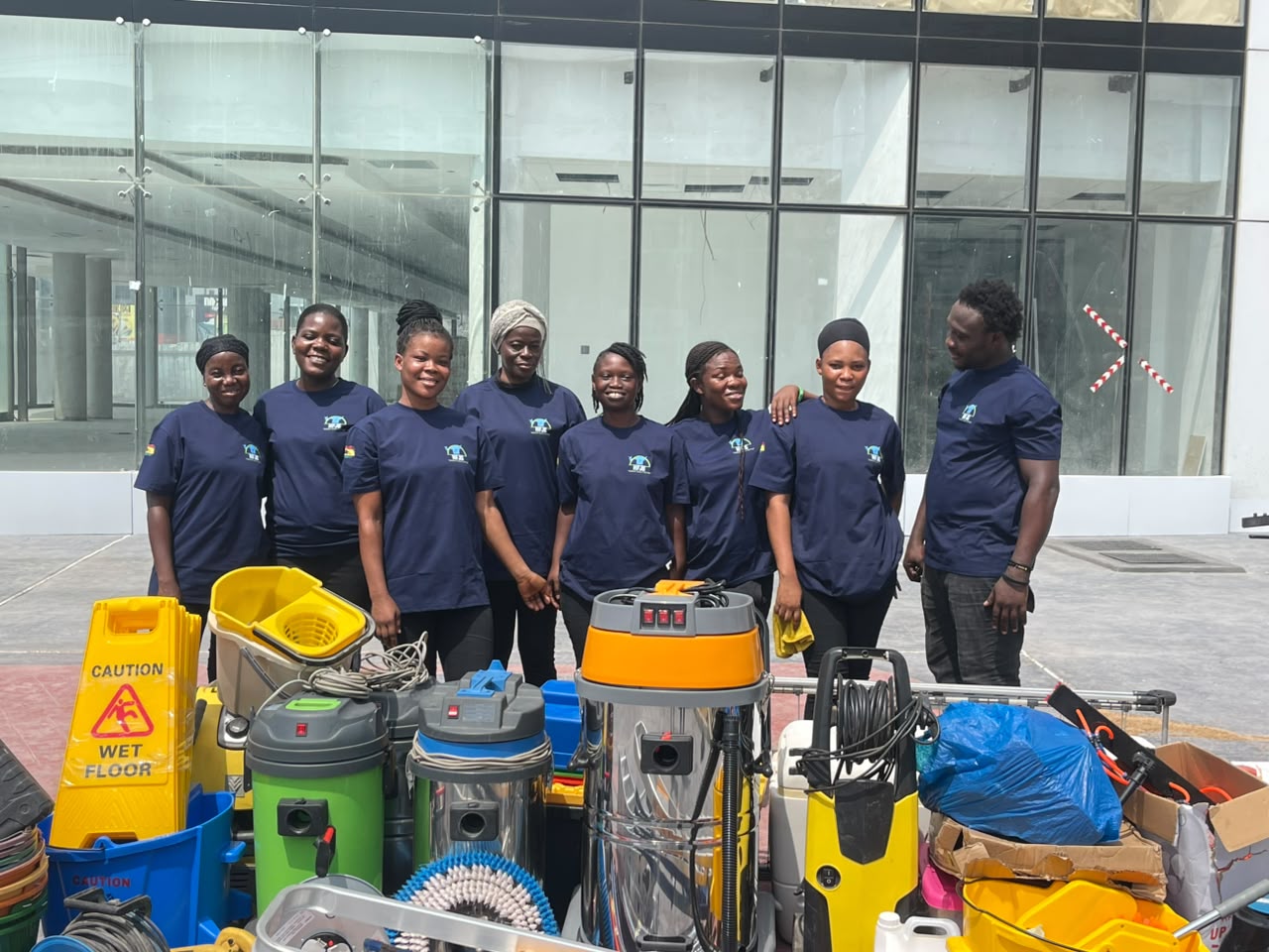 The HFJS team, Pantang, Accra