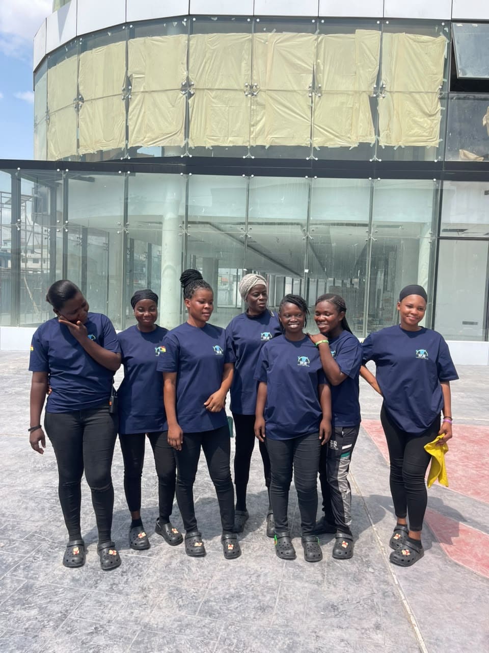 The HFJS founder and team, Accra